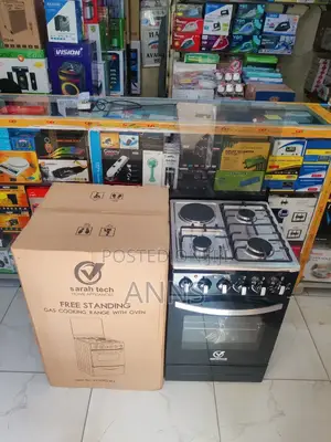 *Sarah Tech Standing Cooker 3G+1E 50cmx55cm 2