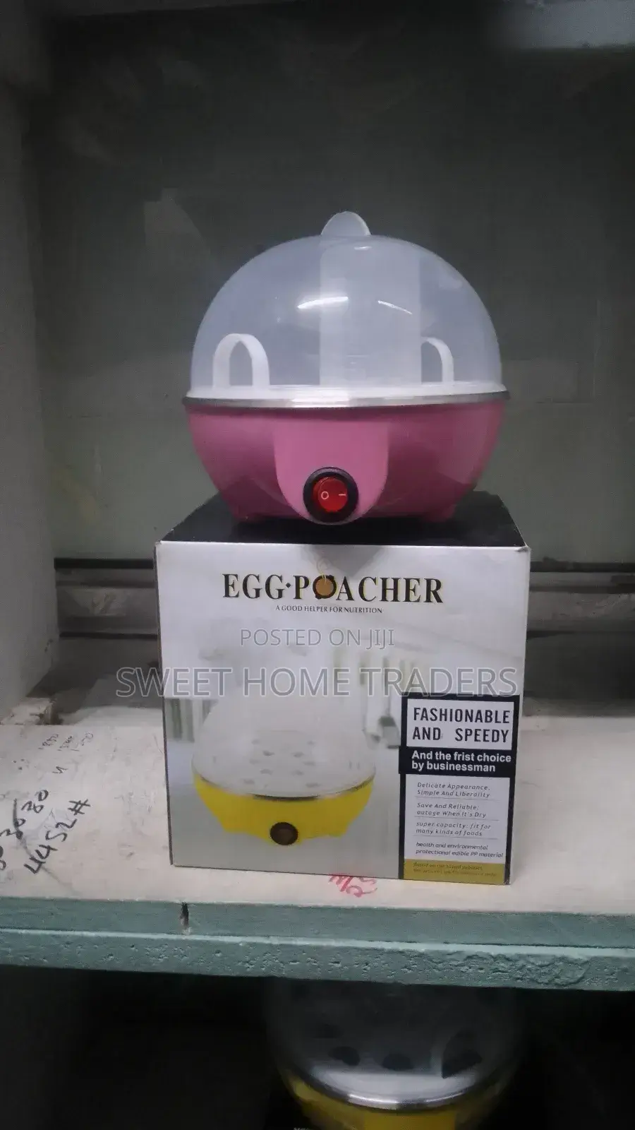 Electric Egg Boiler Pink