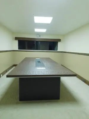 Boardroom Tables:3 Meters Solid Wood Business Strategy Table