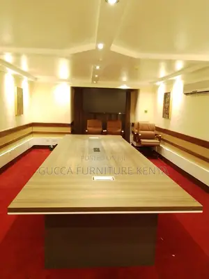 Boardroom Tables:3 Meters Solid Wood Business Strategy Table