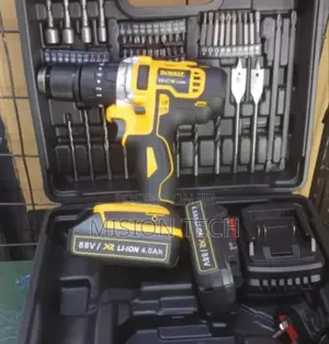 Dewalt 88V Cordless Electric Hammer Drill 47PC Tool Set 