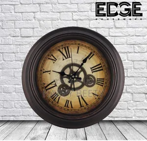 Edge Home Decor Wall Clock for Living Room
