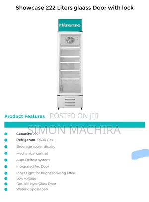 222L Hisense Showcase Display Fridge
