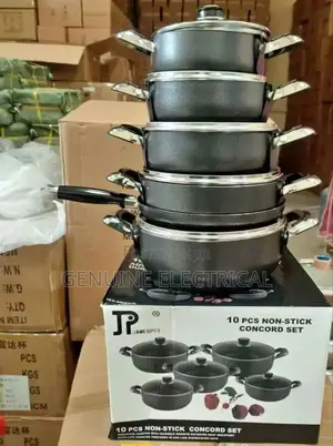 Jp Nonstick Cookware Set 10pcs Non-Stick Coating Fry Pan