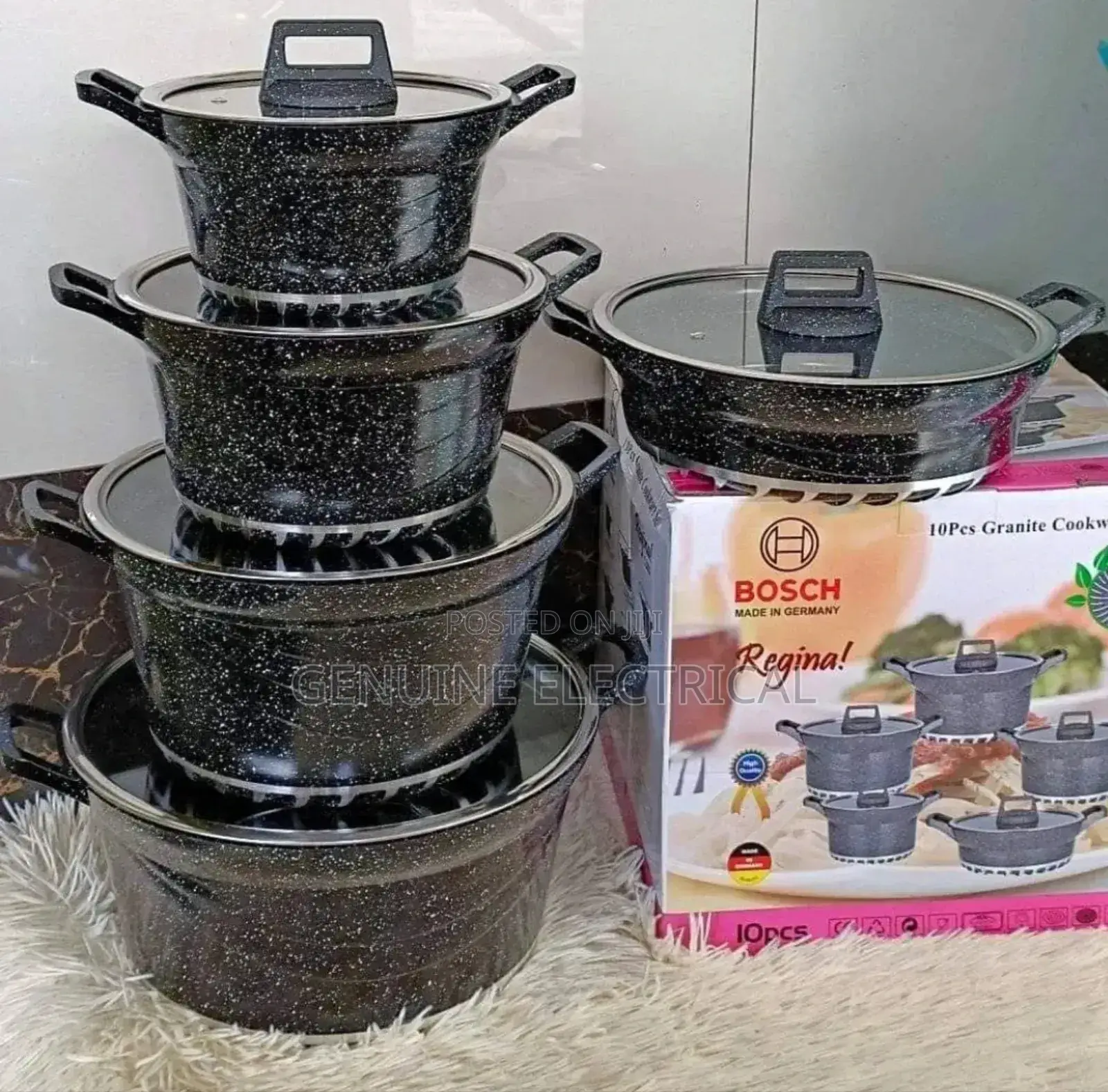 Bosch Nonstick Cookware 10pcs Bosch Cookware Black
