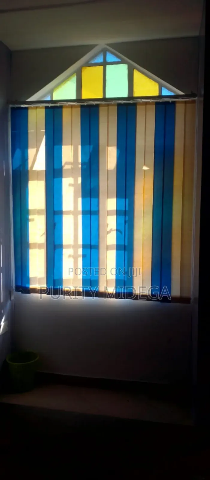 Amazing Blue Vertical Blinds