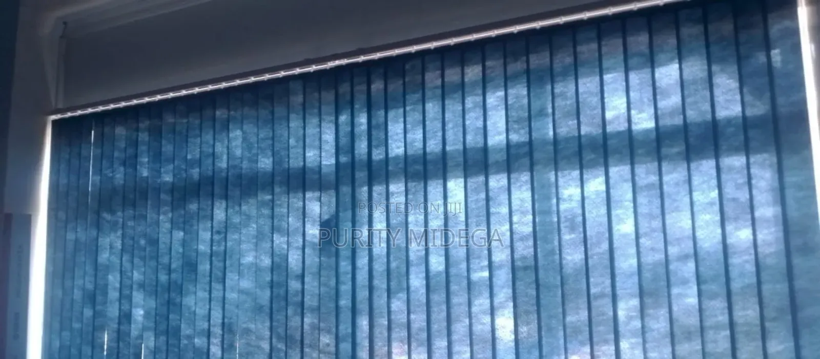Amazing Blue Vertical Blinds