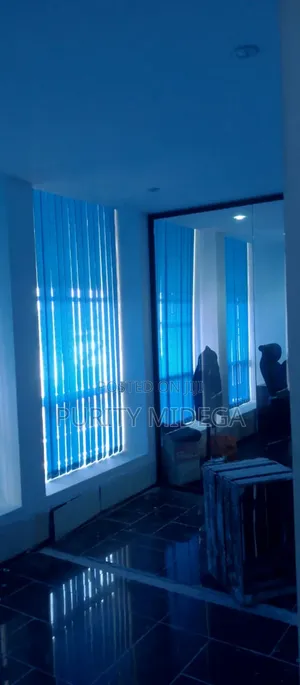 Blue Shade of Vertical Blinds Fabrics