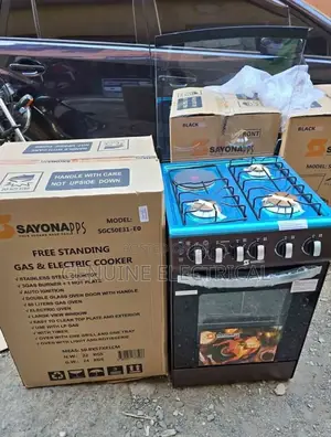 Cooker Sayona 3+1 Jet Valve Eletric Oven.
