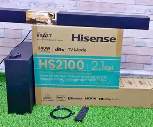 Hisense 2.1CH Soundbar With Wireless Subwoofer 240w-Hs2100
