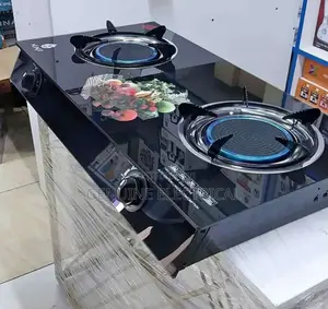 Durable and Elegant: Nunix 2-Burner Glass Top Gas Cooker