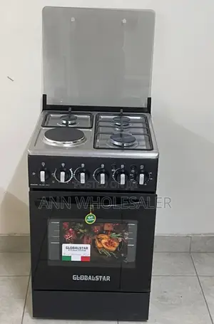 3+1 Hotplate Gas Cooker Globalstal With Jet Valve