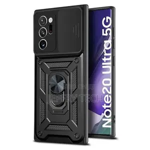 Kickstand Protective Case for Galaxy Note 20 Ultra, Black