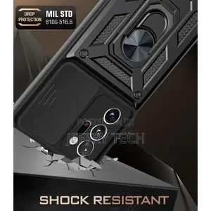 Kickstand Protective Case for Galaxy Note 20 Ultra, Black