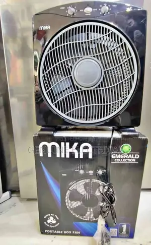 Mika MFB1211/GR - Box Fan - 12"