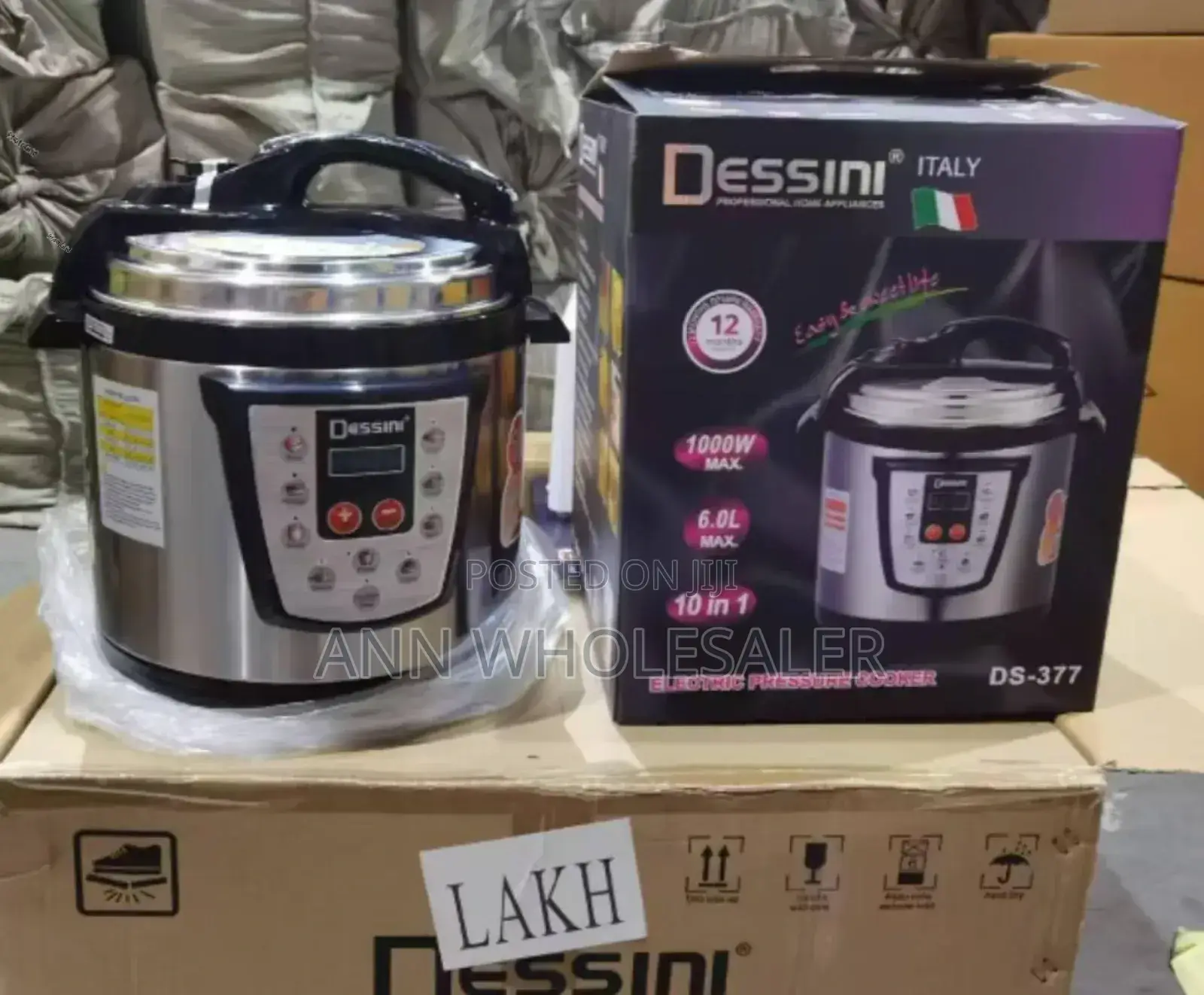 6 Litre Dessini Electric Pressure Cooker PS66