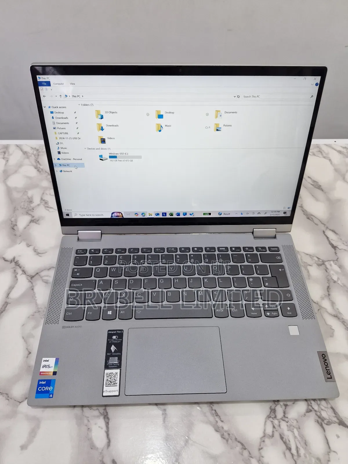 Laptop Lenovo Flex 5 8GB Intel Core I5 SSD 500GB