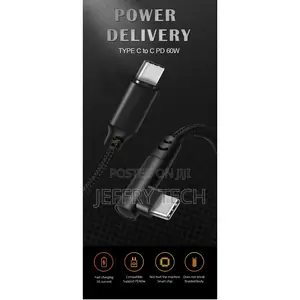 Type-C to Type-C Cable: Right Angle, Fast Charging, 90° Nylo