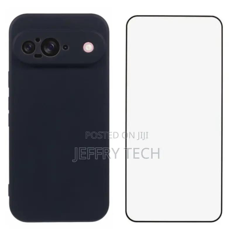 Google Pixel 9 Silicone Case and Screen Protector WANLONFENG