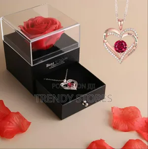 Heart Shaped Necklace Gift Box