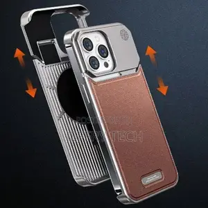 iPhone 15 Pro Max Frameless Metal Aeroflex Aluminum Leathe