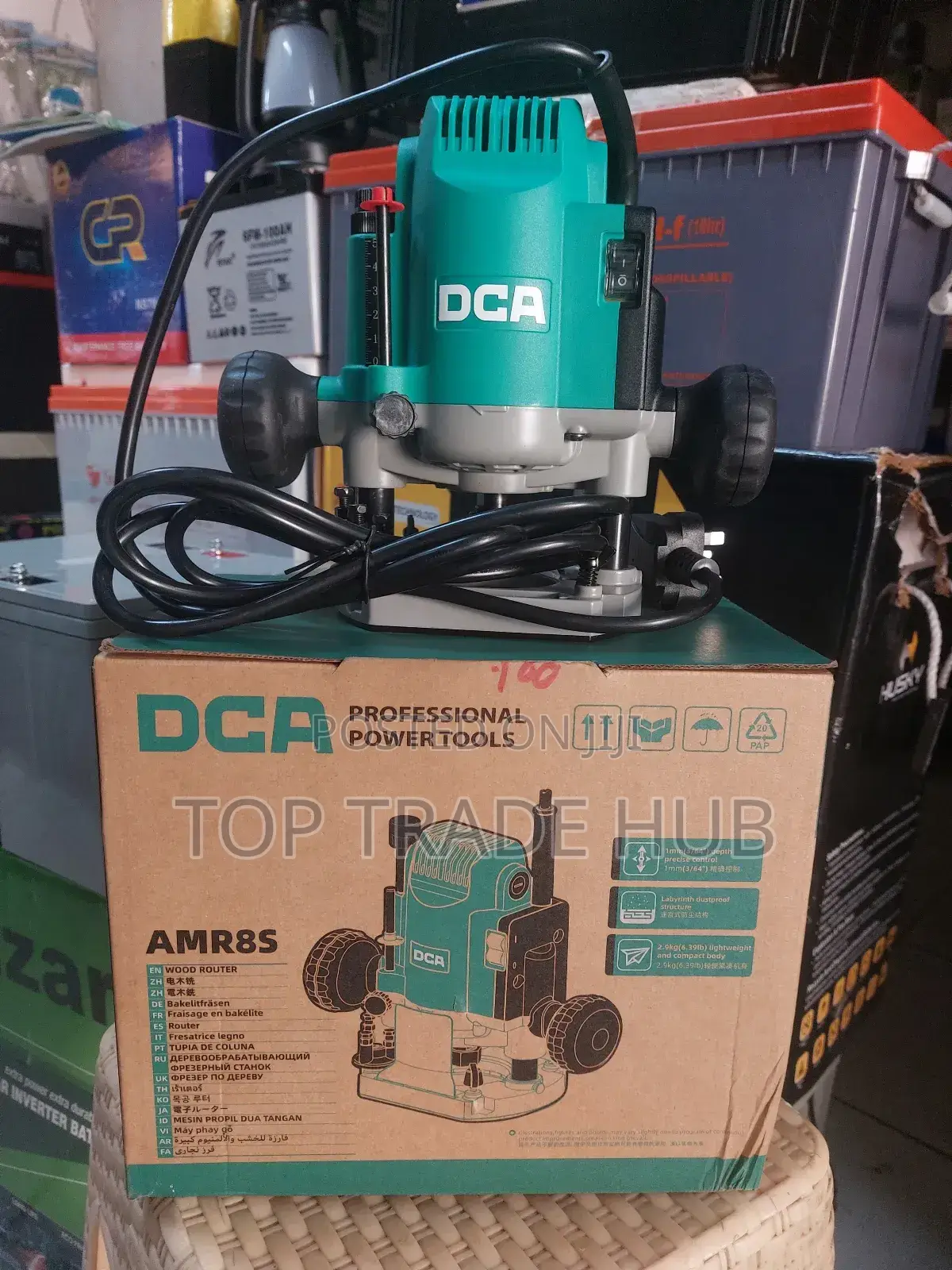 DCA AMR8S Wood Router 1 Mm Depth Precise Controller