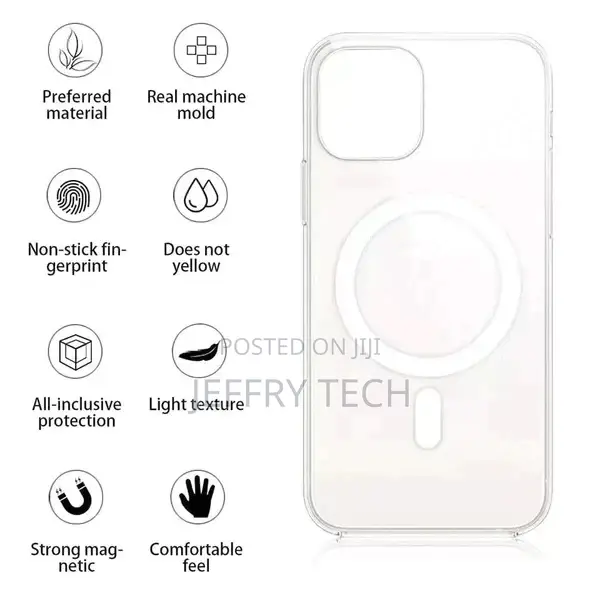 iPhone 14 Pro Max Clear Transparent Case With Magsafe