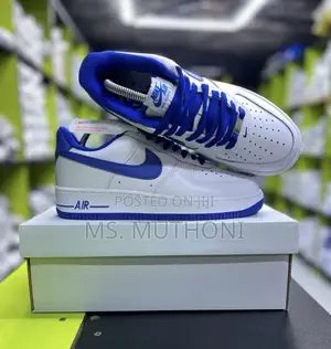 Nike Airforce 1 Low White Medium Blue 38-45
