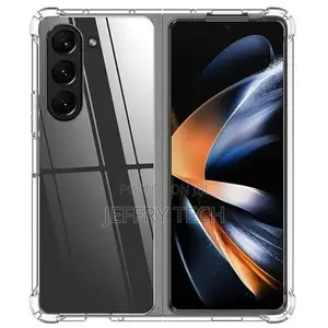 Samsung Galaxy Z Fold 5 Transparent Case With Bumper Camera