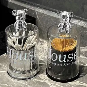 *Cute Bear Toothpick / Cotton Swab / Earbud Box