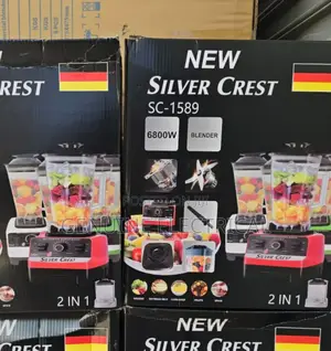 6800w 2 in 1 Silver Crest Commercial Blender BCD