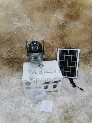 #Solar Camera 4G Dual Lens SIM Slot 2MP PTZ 1080P