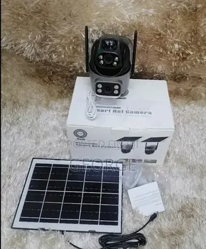 Efficient Solar Camera 4G Dual Lens SIM Slot 2MP PTZ 1080P