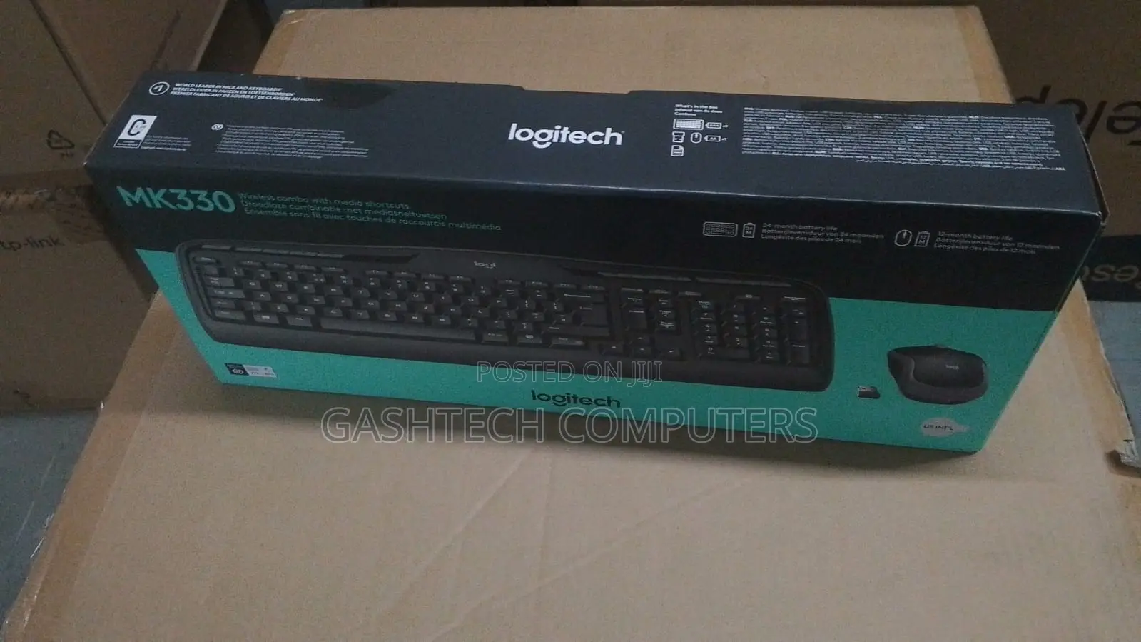 Logitech Wireless Keyboard Mouse MK330 - 920-003989