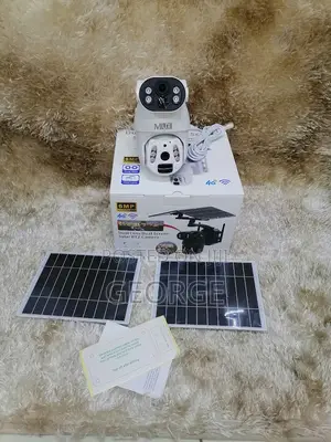Dual Lens 6mp Ubox 4g Simcard Solar Camera/ 2 Panels