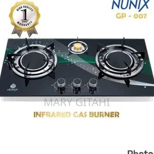 Nunix 3 Burner Glass Top Table Infrared Cooker