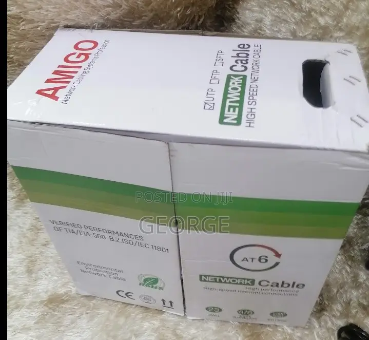 High Speed Cat6 Lan Cable Cat 6 Ethernet Cable 305m