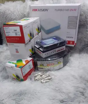 Ultra Hikvision 4 1080P Colorvu CCTV Cameras Kit
