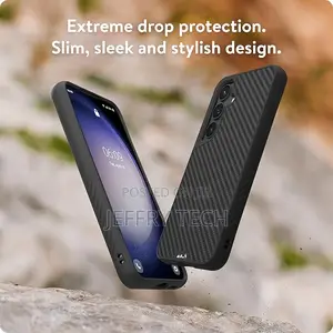 Samsung Galaxy S24 Case Magsafe Compatible- Carbon Fibre