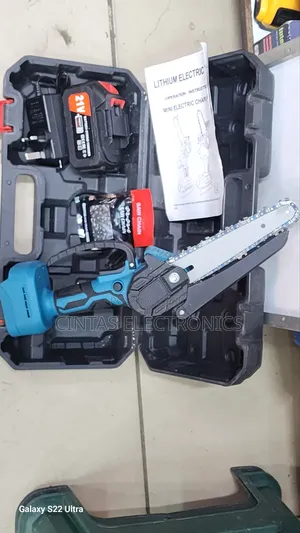 Mini Electric Chain Saw 4" Blade