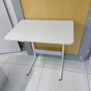 White Multipurpose Home Height Adjustable Laptop Table