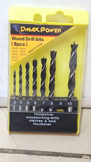 Max Power Wood Drill Bits 8pcs