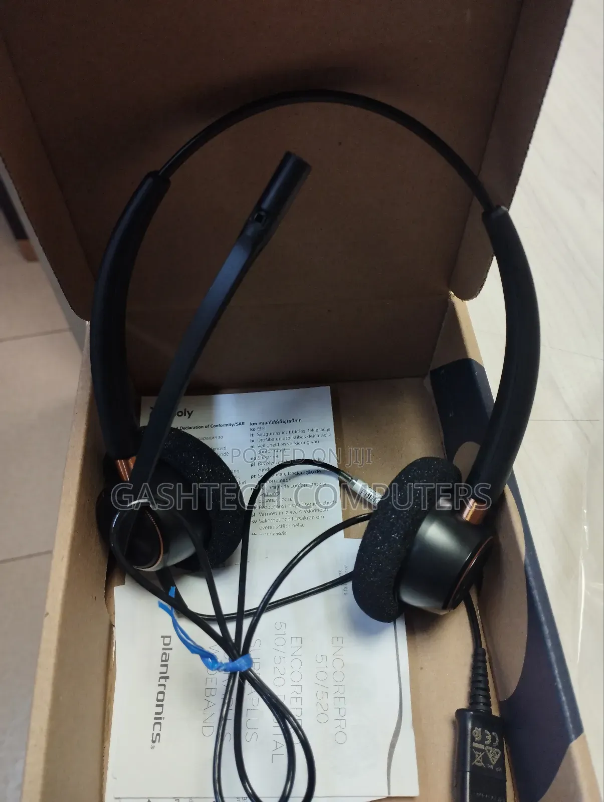 Poly - HW520 - Encore Pro STEREO Wideband Headset