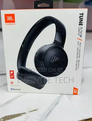 JBL Tune 520BT | Wireless on-Ear Headphones - Black