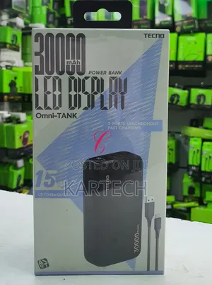 Tecno TPB-P1301 30000mah Omni Tank Power Bank