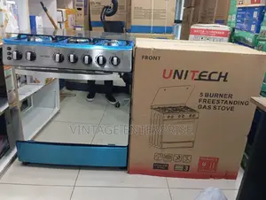 Unitech 5 Burner 60*80 Freestanding Full Gas Cooker