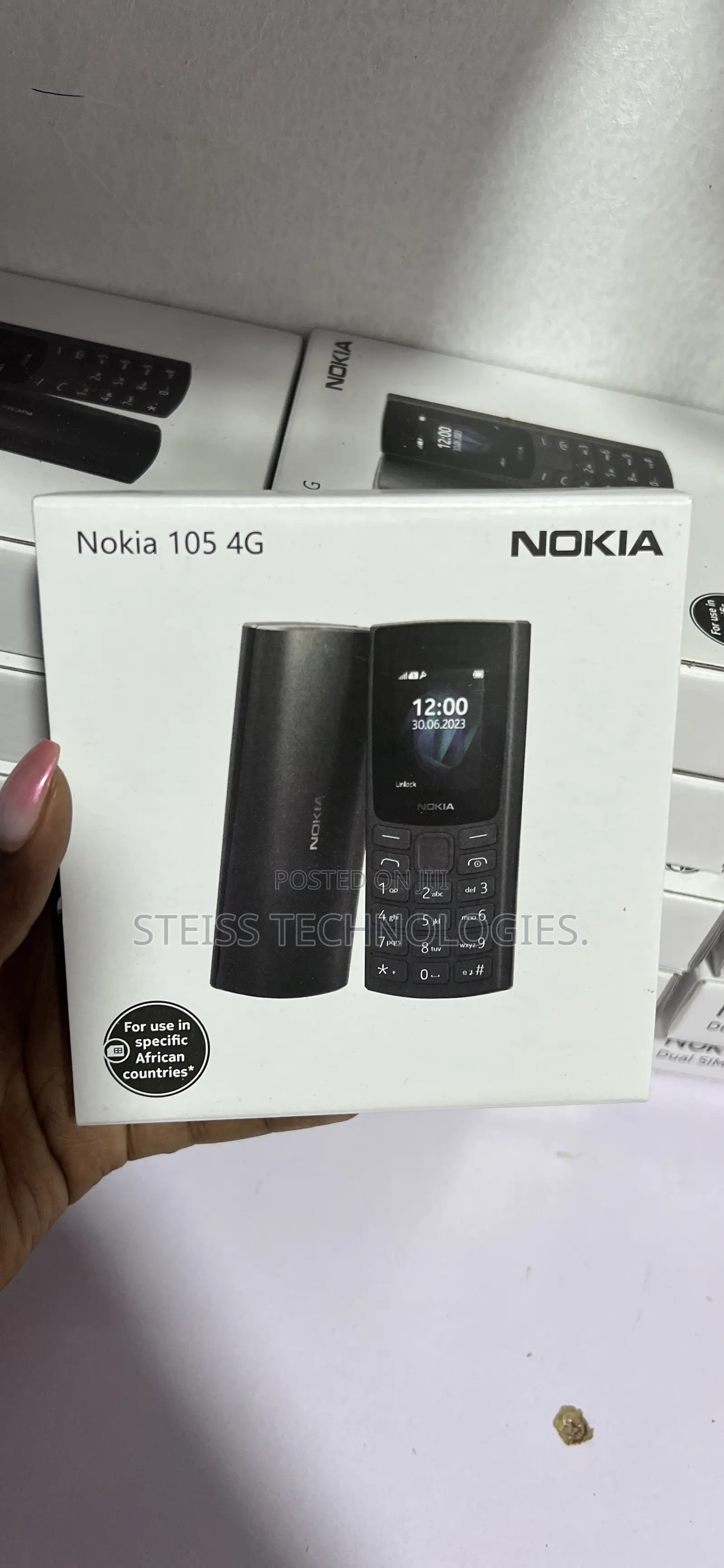 New Nokia 105 4G Blue