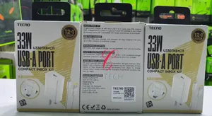Tecno TCW-U330TKB+C11 33W Compact Charger