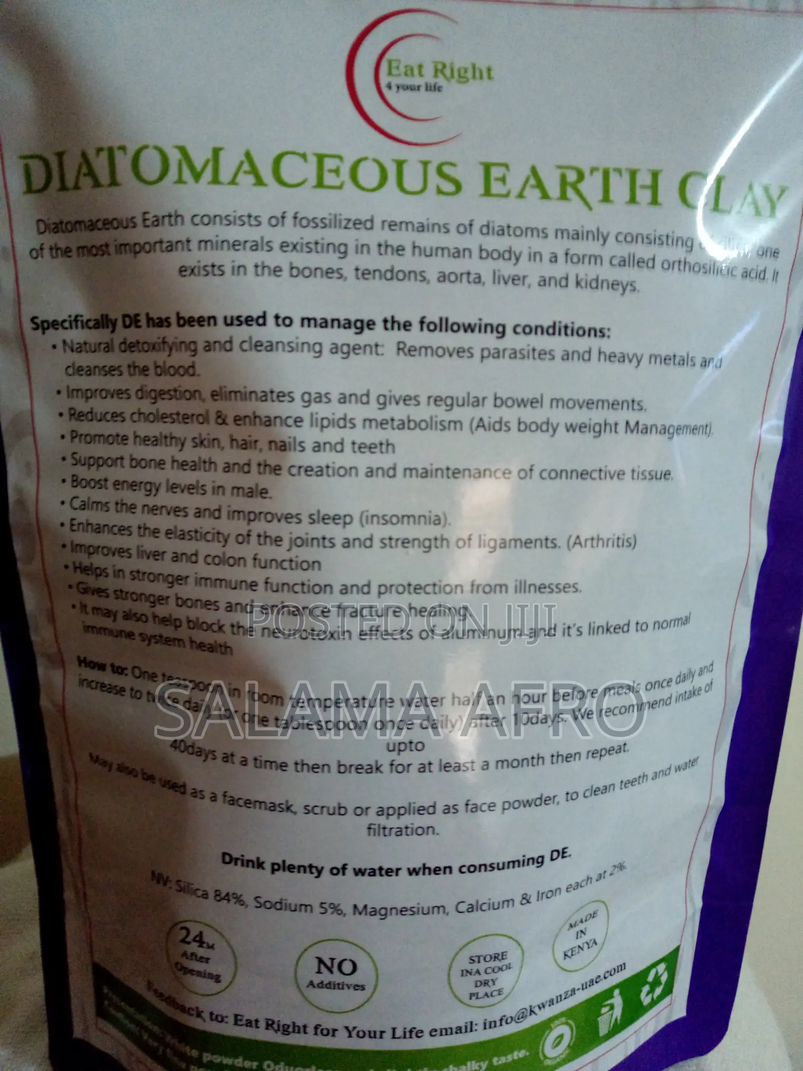 Silica (Diatomaceous Earth)