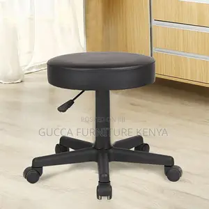 Home Chairs: Portable Swivel Polymer Backless Stool